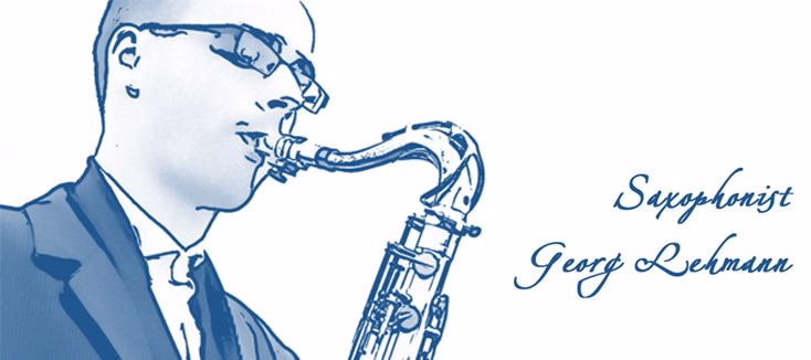 Saxophonist Georg Lehmann Logo