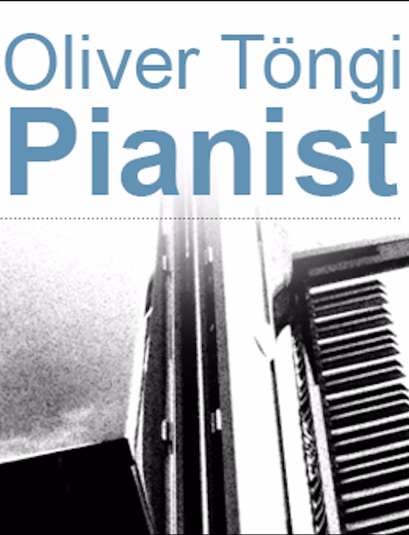 Pianist Oliver Töngi Logo
