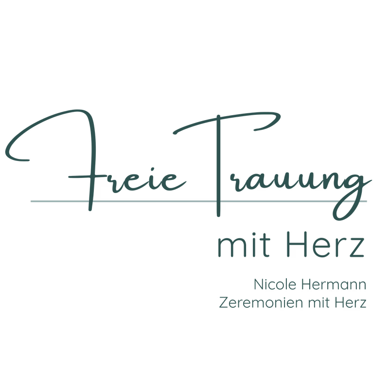 Freie Trauung mit Herz Logo