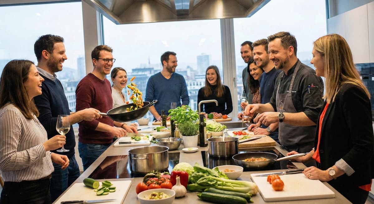 Teambuilding aux fourneaux : Cuisiner & Déguster Ensemble