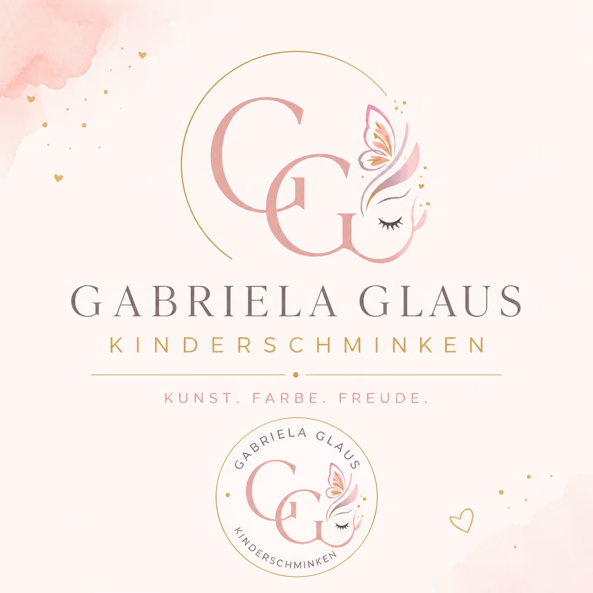 Wunderschönes Kinderschminken für den Kindergeburtstag und Hochzeit