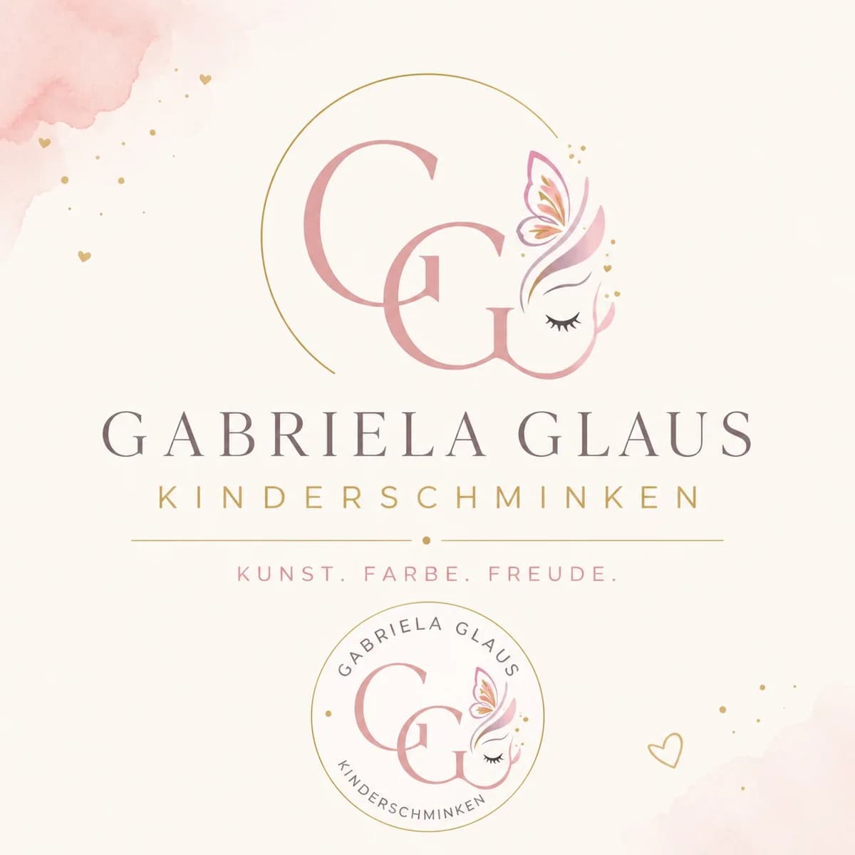 Wunderschönes Kinderschminken für den Kindergeburtstag und Hochzeit