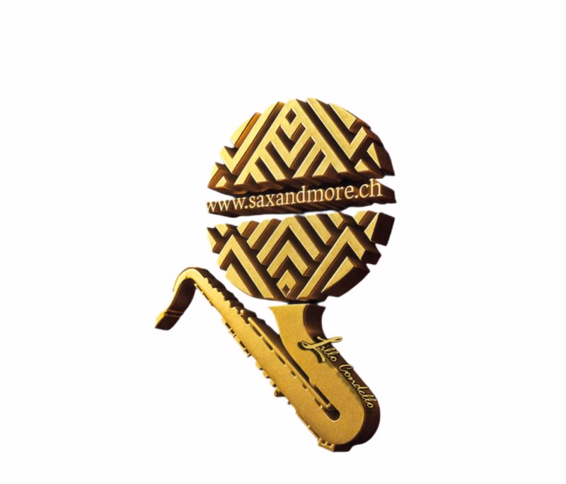 Saxophon Elegance für Luxus Events Logo