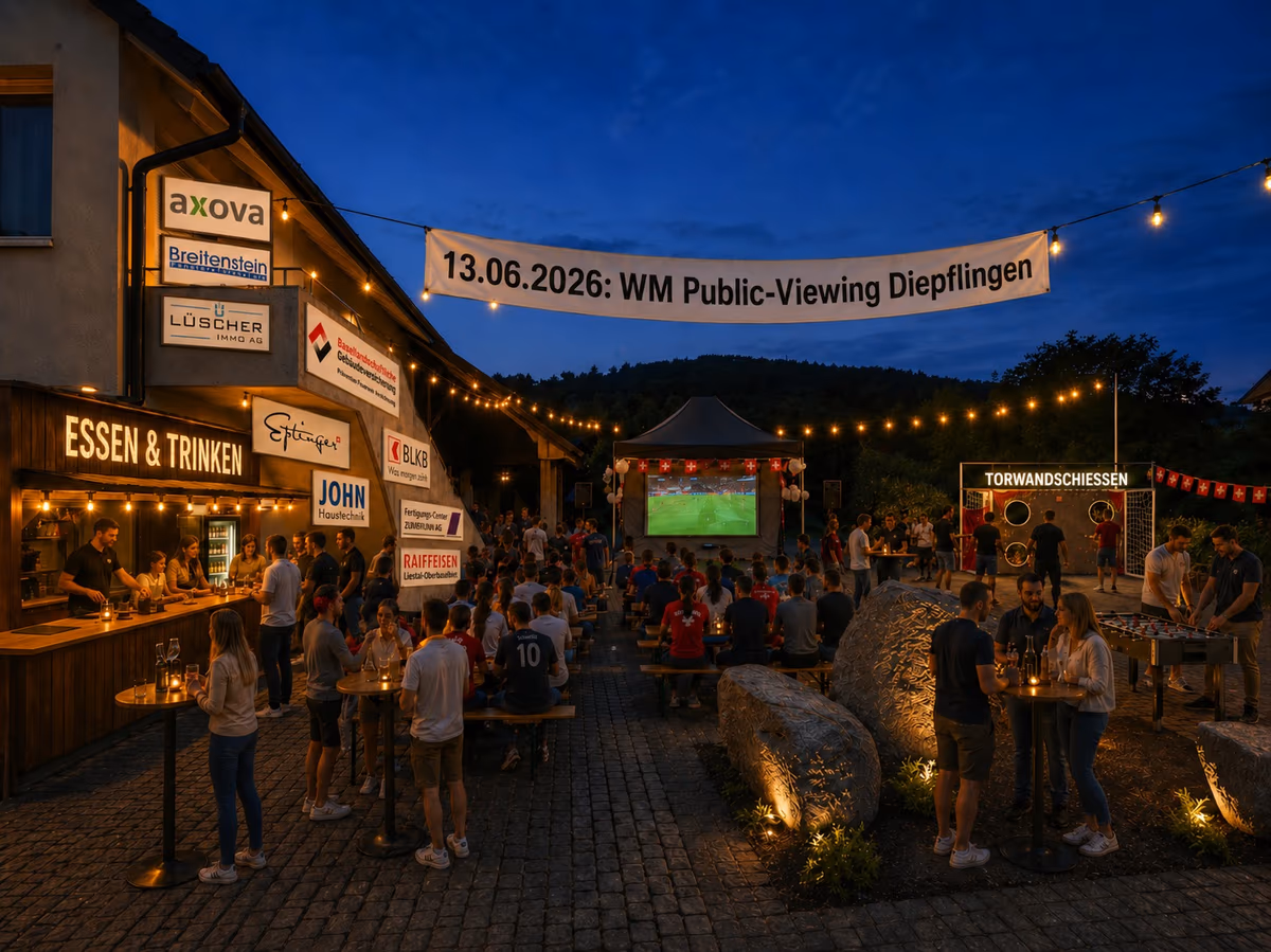 World Cup Public Viewing Diepflingen with Supporting Programme for Young and Old