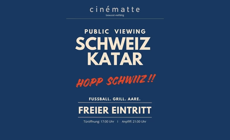 Cinématte Bern - Mondiali 2026 Public Viewing