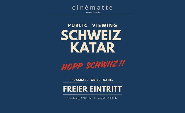Cinématte Bern - Mondiali 2026 Public Viewing