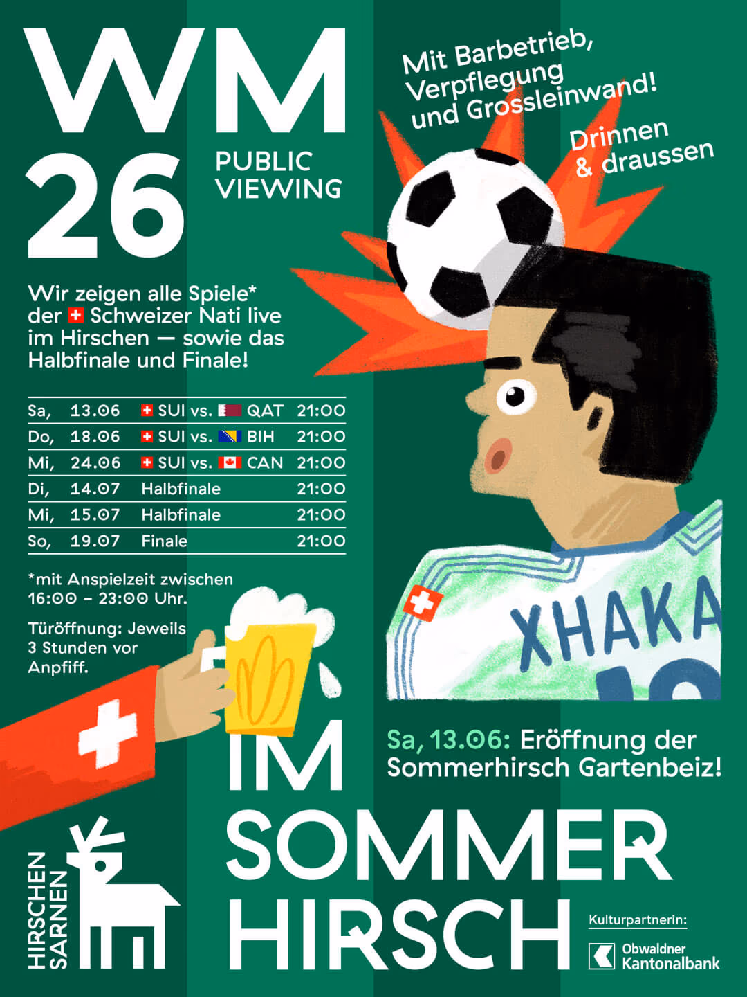 Hirschen Sarnen - FIFA World Cup 2026 Public Viewing