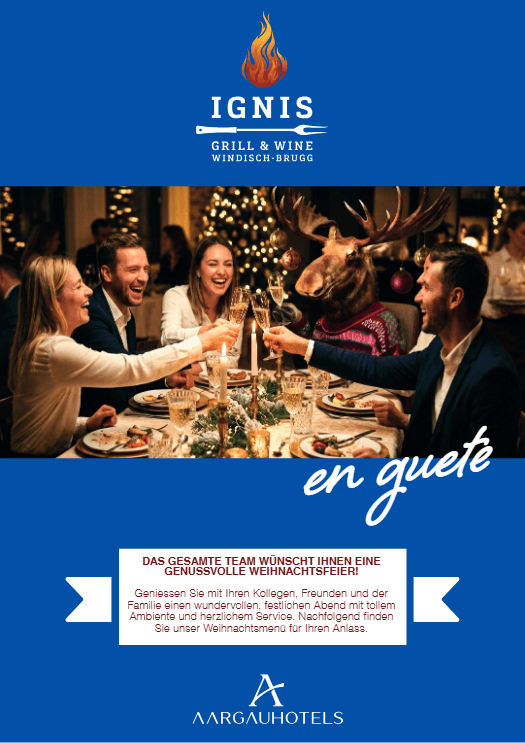 Weihnachtsanlass im IGNIS Grill & Wine