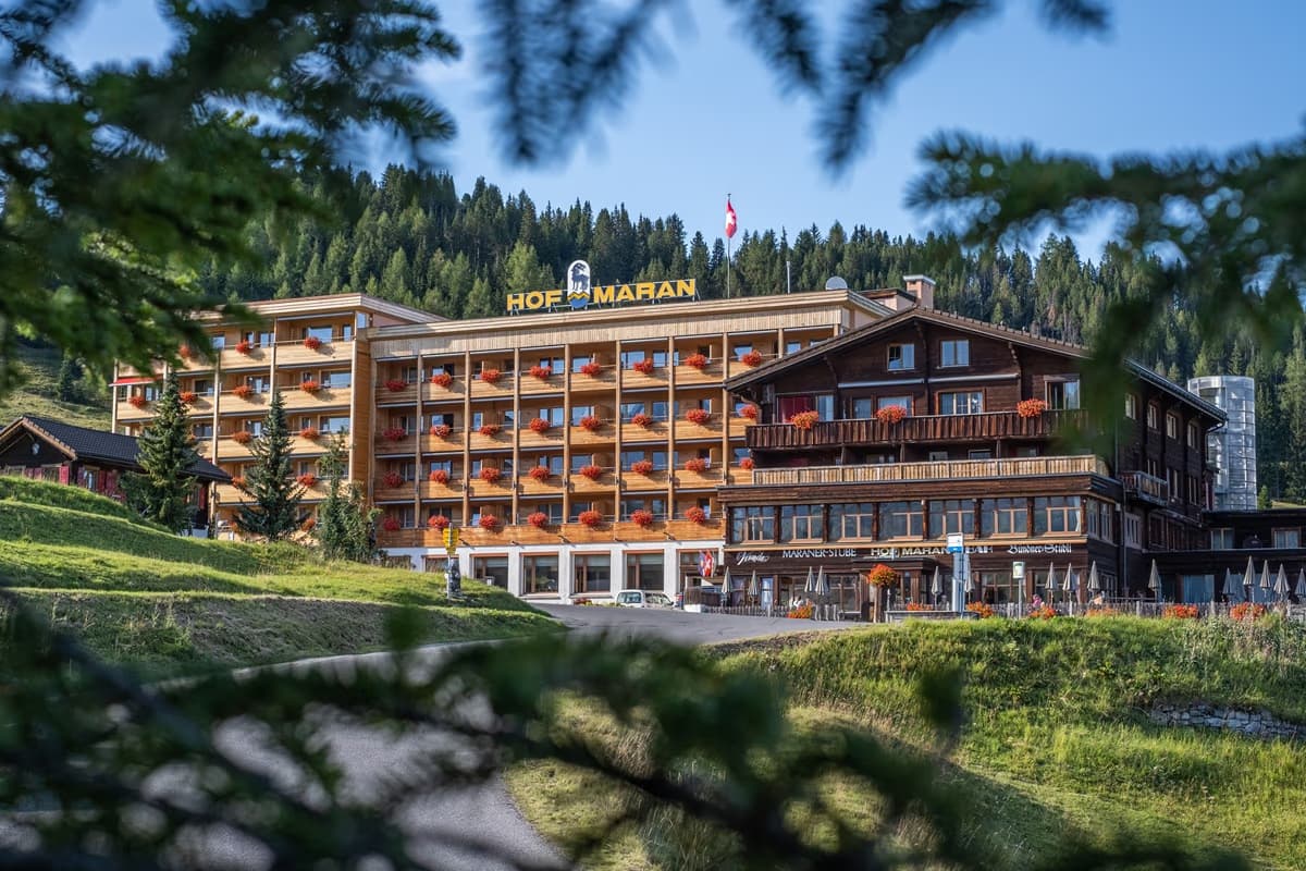 Hof Maran in Arosa, Event- und Seminarhotel inmitten der Bündner Bergwelt.