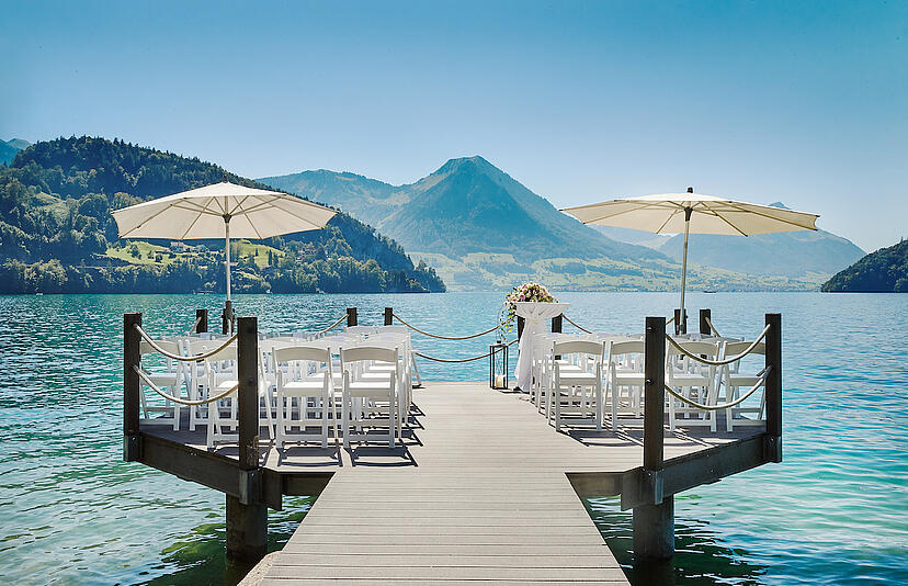 6 wunderschöne Hochzeitslocations in Luzern